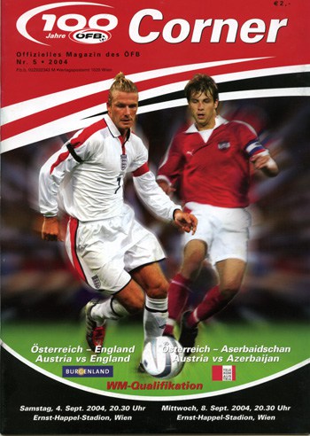 Austria v England